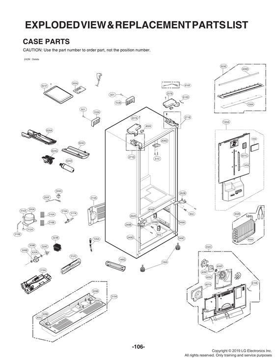 Case parts