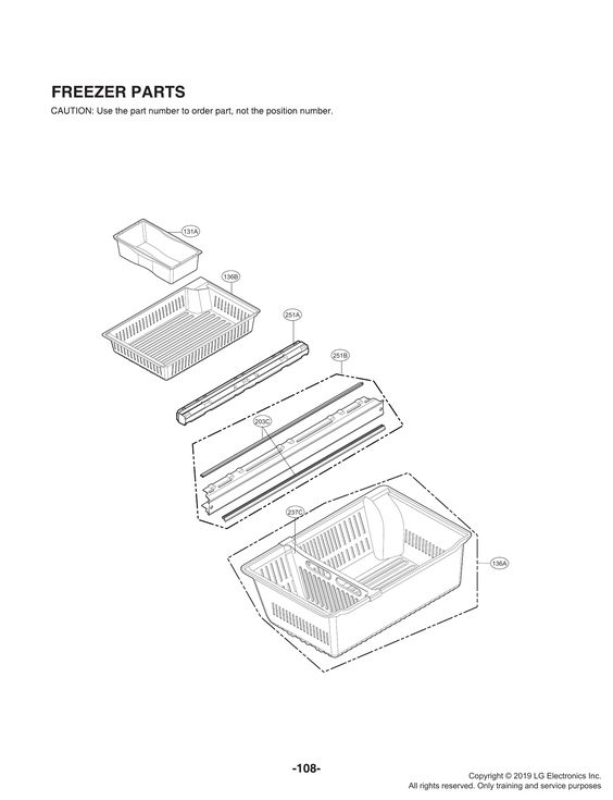 Freezer parts