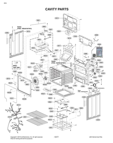 Cavity parts