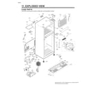 LG LTCS24223S/07 case parts diagram