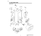 LG LRDCS2603S/00 case parts diagram