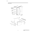 LG LRDCS2603S/00 door parts diagram