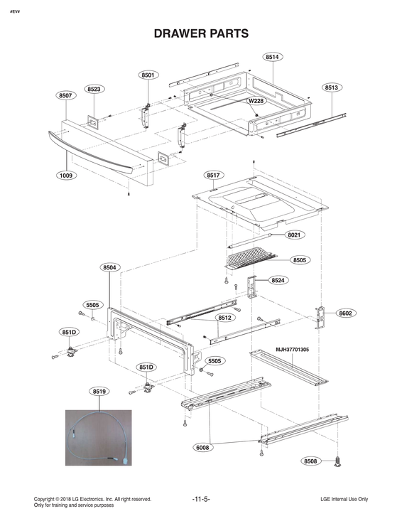Drawer parts