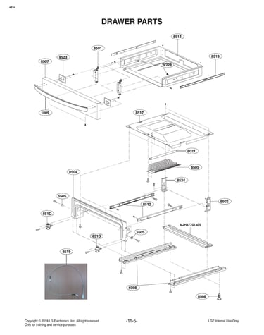 Drawer parts