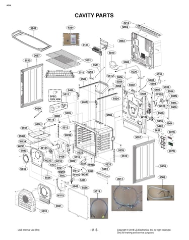 Cavity parts