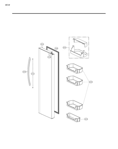 Refrigerator door