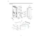 Kenmore 79574145910 door parts diagram