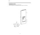 Kenmore 79574145910 dispenser parts diagram