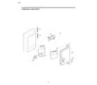 Kenmore 79574145910 icemaker/bin parts diagram