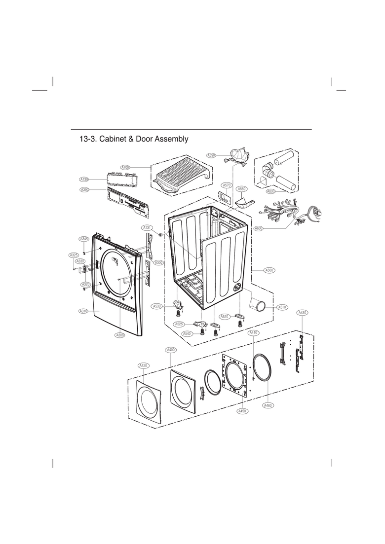 CABINET/DOOR ASSY