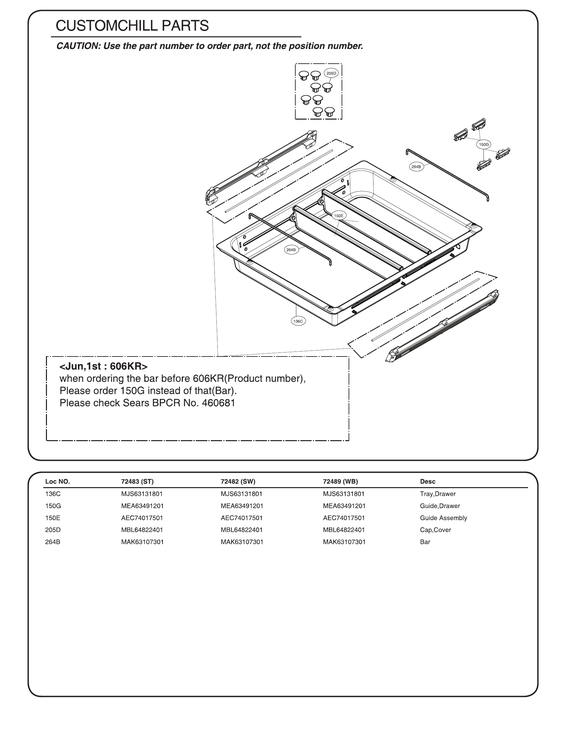 Customchill parts