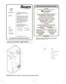 Valve/water tube parts