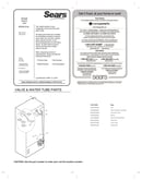 Valve/water tube parts