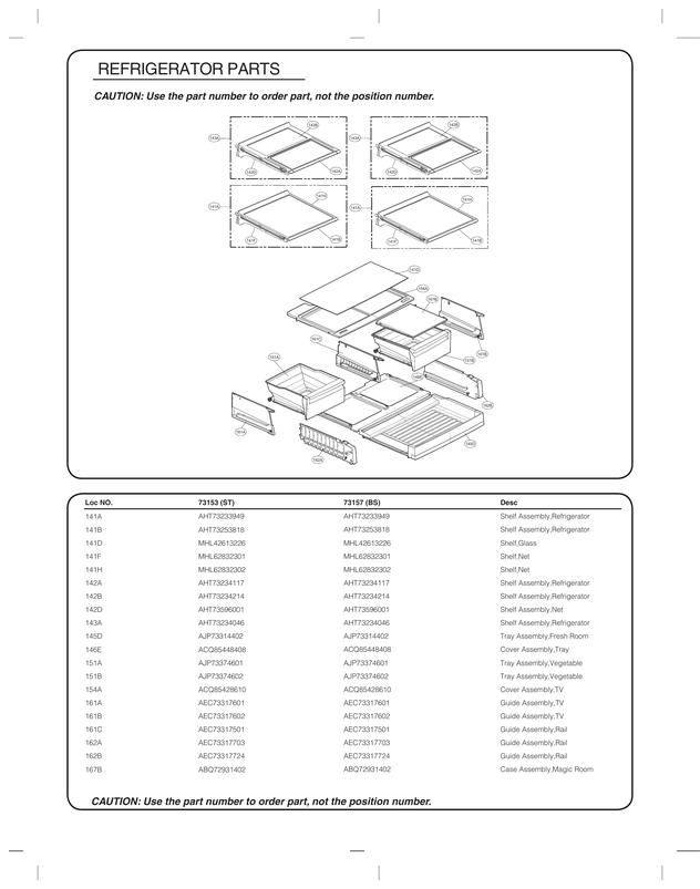 Refrigerator parts