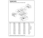 Kenmore Elite 79574033414 freezer parts diagram