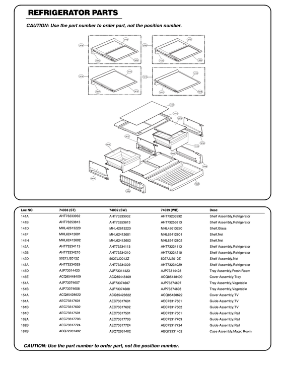 REFRIGERATOR PARTS