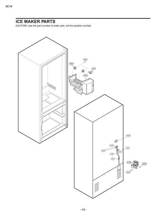 Ice maker parts