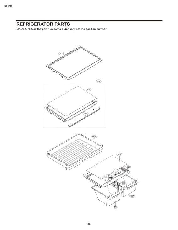 Refrigerator parts