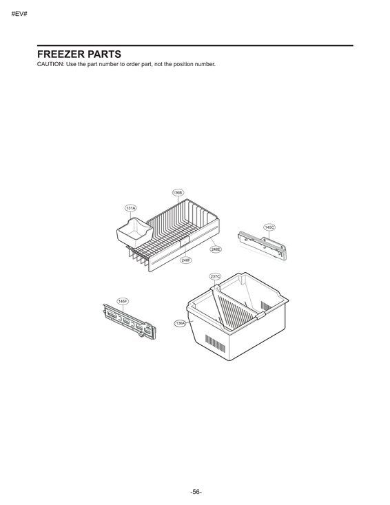 Freezer parts