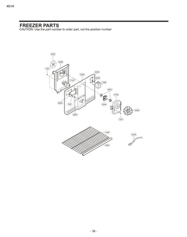 Freezer parts