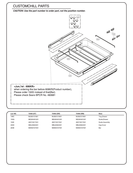 Customchill parts