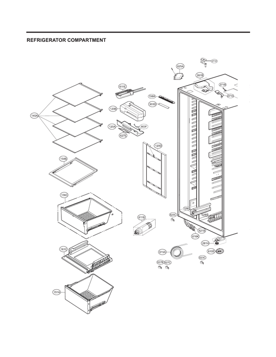 Refrigerator compartment