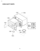 Oven cavity parts