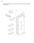 Refrigerator door
