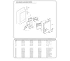 Kenmore Elite 79571079014 ice maker/ice bin parts diagram