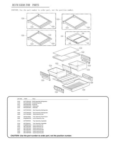 Refrigerator parts