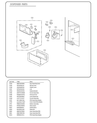Dispenser parts