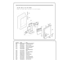 Kenmore 79573063411 ice maker/ice bin parts diagram