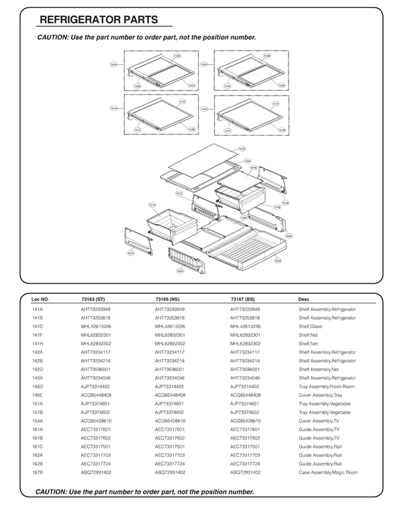 Refrigerator parts