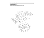 Kenmore Elite 79574102812 freezer parts diagram