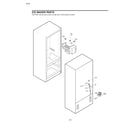 Kenmore 79577316601 ice maker parts diagram