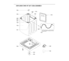 Kenmore Elite 79629472001 outer case assembly diagram