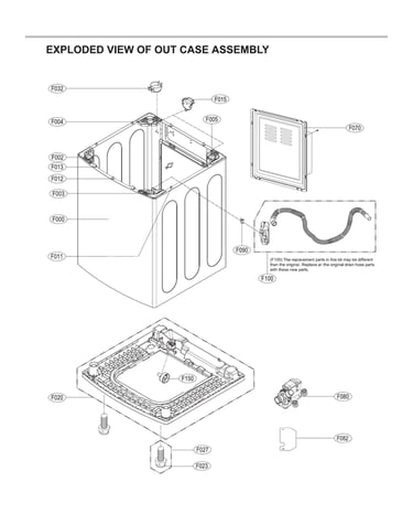 Outer case assembly