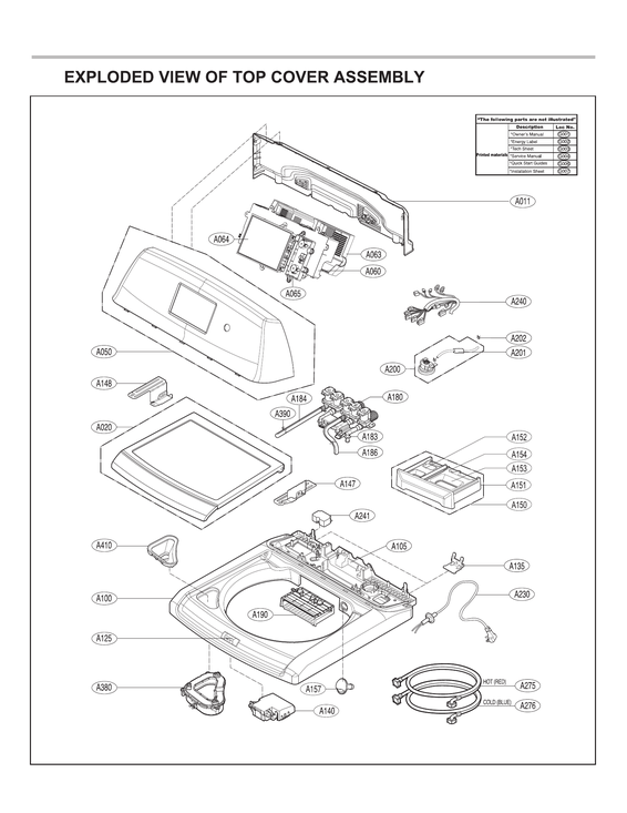 Top cover assembly