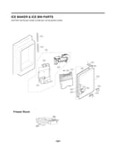 Ice maker/ice bin parts
