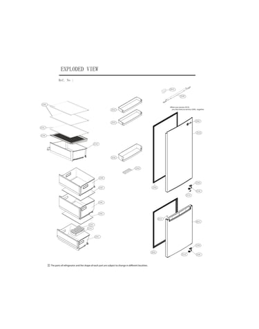 Doors/drawers parts