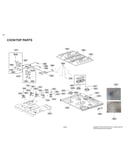 Cooktop parts