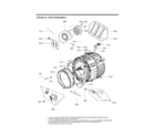 LG WM3460CV/00 drum/tub assembly diagram
