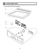 Control panel/plate assy