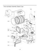 Drum/motor assy: electric type