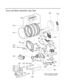 Drum/motor assy: gas type