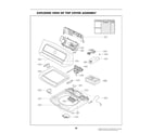 LG WT7900HBA/00 top cover assembly diagram