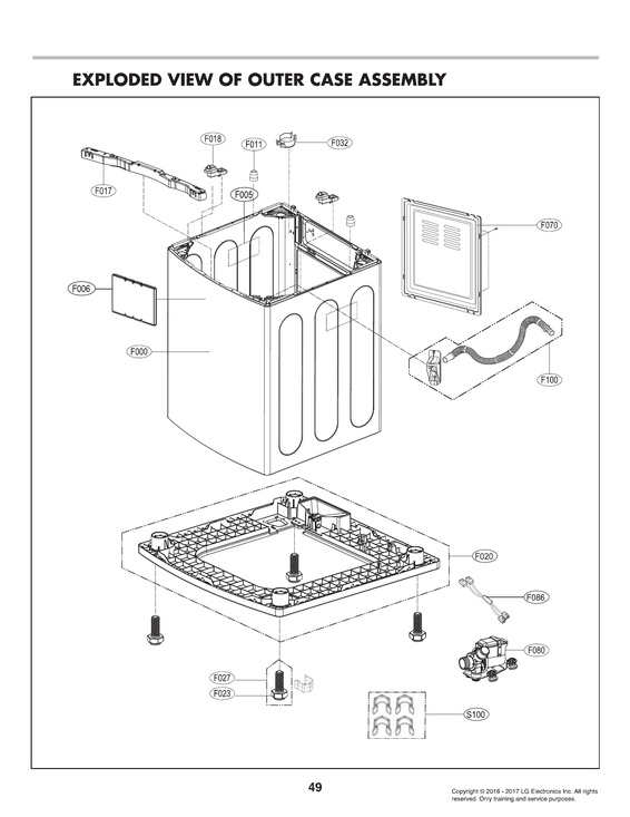 OUTER CASE ASSEMBLY