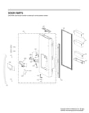 Refrigerator door parts
