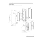 LG LRFDS3006S/00 refrigerator door parts diagram
