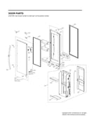 Refrigerator door parts